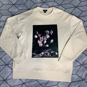 Men Floral Crewneck Sweater